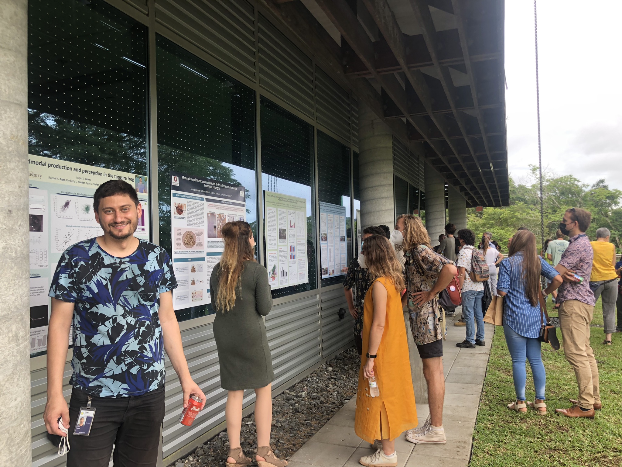 STRI Fellows' Symposium poster session in Panama, 2022